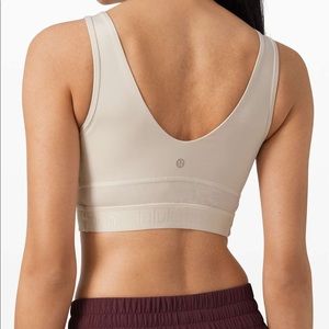 Lululemon Final Mile Crop Tank (Dune)
